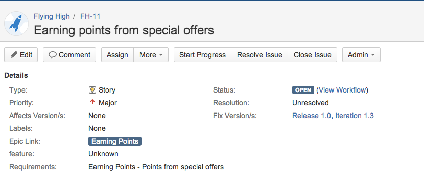 jira fix versions